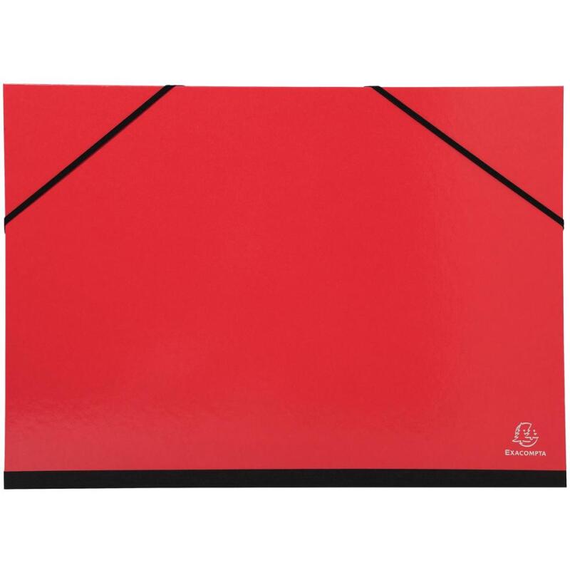 Carton à dessins avec élastiques IDERAMA - A3 - Couleurs assorties