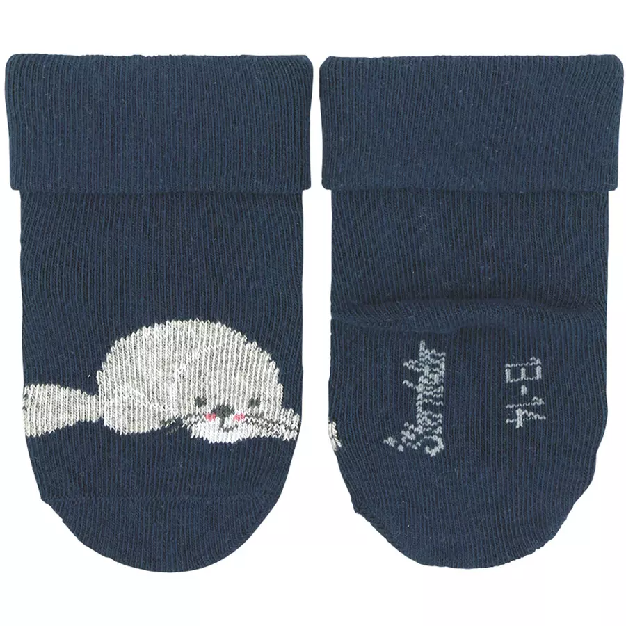 Sterntaler Baby-Söckchen 3er-Pack Möwe weiß