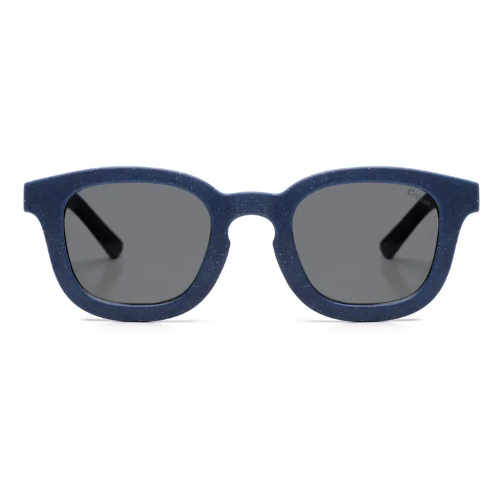 Cream Lunettes de Soleil Carré | Bleu marine