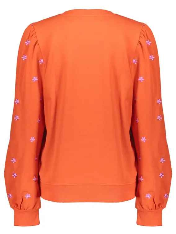 Geisha Embroiderd flowers sweater 52081-21