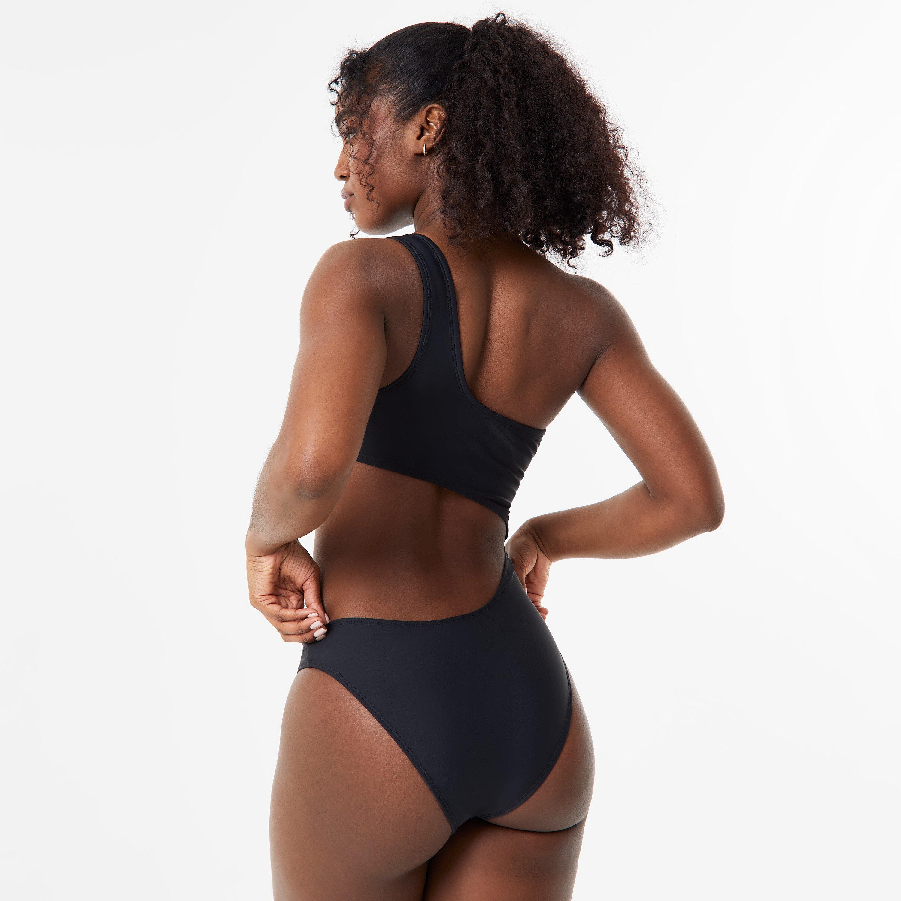 Jack Wills JW One Shoulder Cut Out Swimsuit