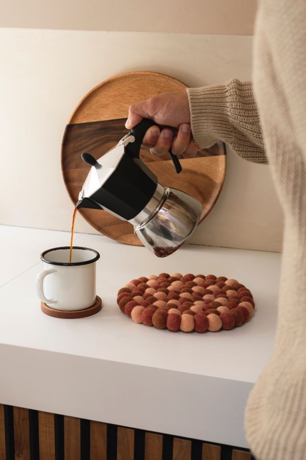 Percolator, 3 kops, aluminium, rvs