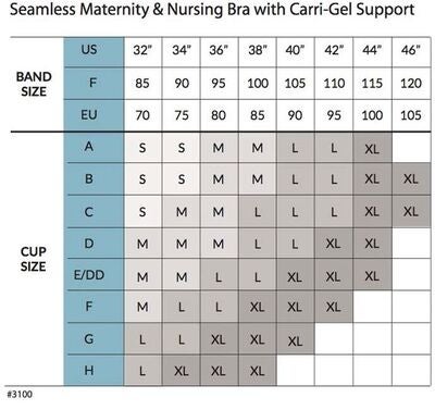 Carriwell Gravid- Og Amming-BH Carri-Gel, Svart