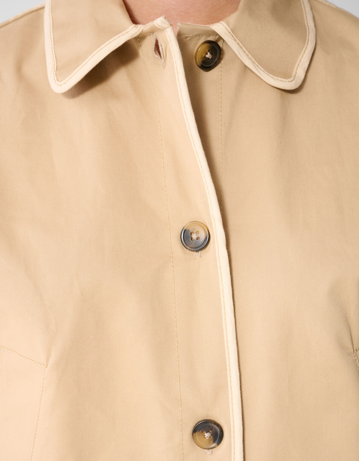 Short Sleeve Embroidery Jack Zand
