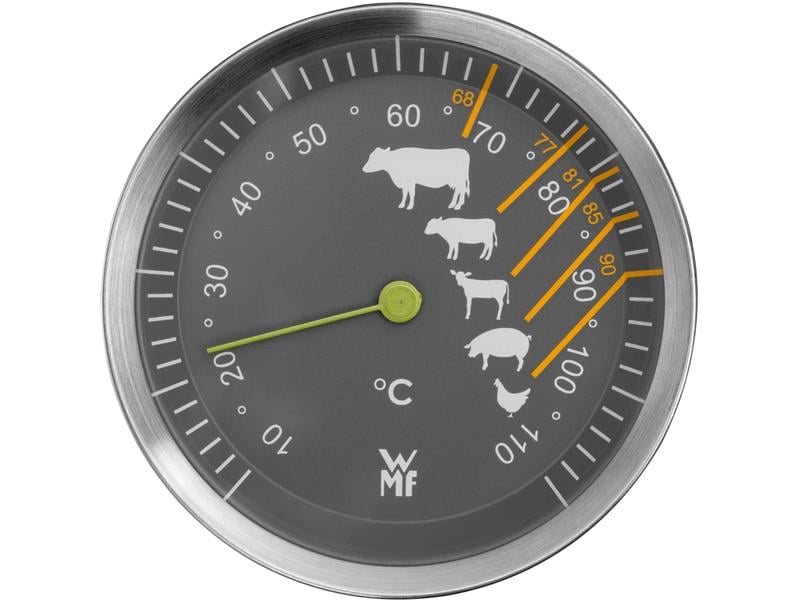 WMF Bratenthermometer  Scala Ø 6.3 cm, Silber Bratenthermometer