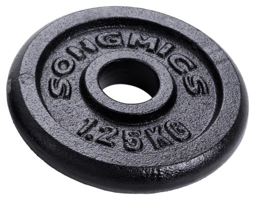 Lot de 2 haltères en fonte avec fermetures étoilées 20 kg fitness sport musculation 12_0002027