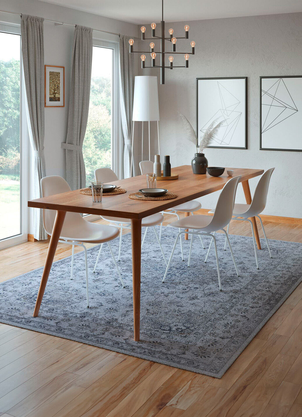 Klassischer Teppich mit schönen Ornamenten