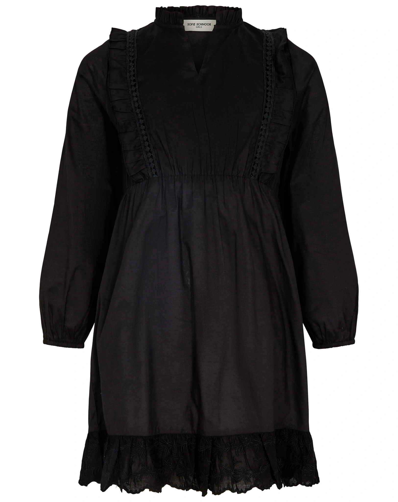 Langarmkleid NESLI in black