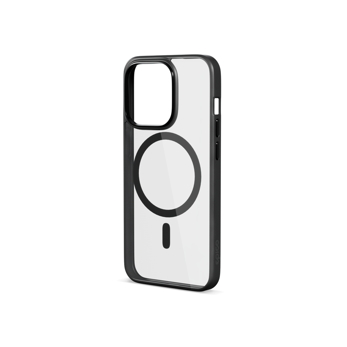 iPhone 15 Pro MagSafe Hybrid Hülle TPU Bumper   Acryl Rückseite Hero Case (81310101300002) - Schwarz / Transparent