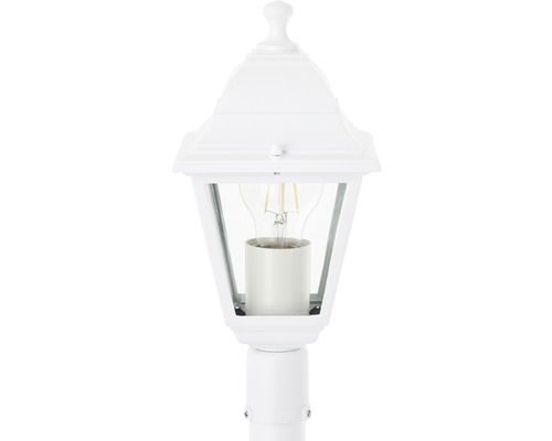 Buiten staande lamp, aluminium/glas, IP44, 1-lichts, HxB 1000x170 mm, Nissi wit