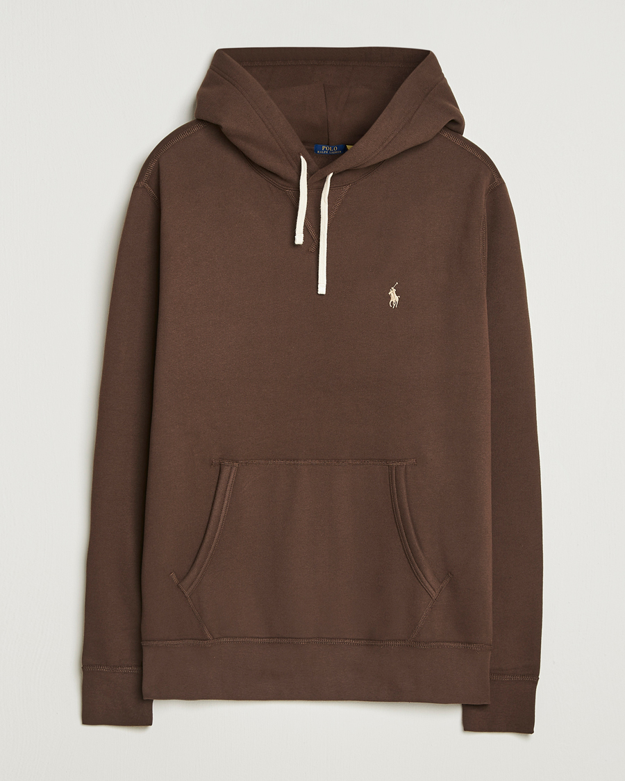 Polo Ralph Lauren RL Fleece Hoodie Nutmeg Brown