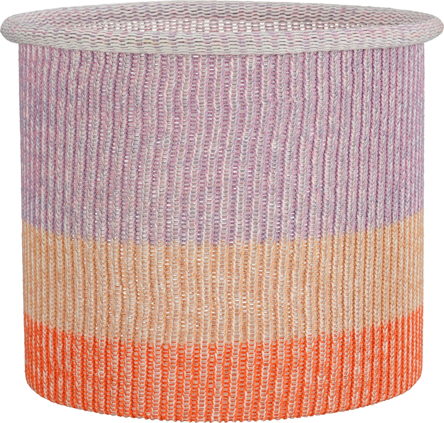 Mica Decorations opbergmand Danfield paars / oranje D 32 H 28 cm