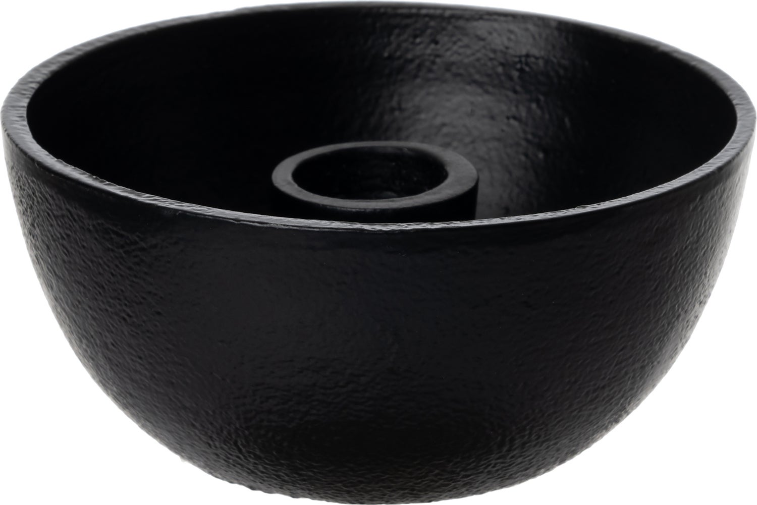 Intratuin kandelaar Vidal zwart D 10 H 4,5 cm