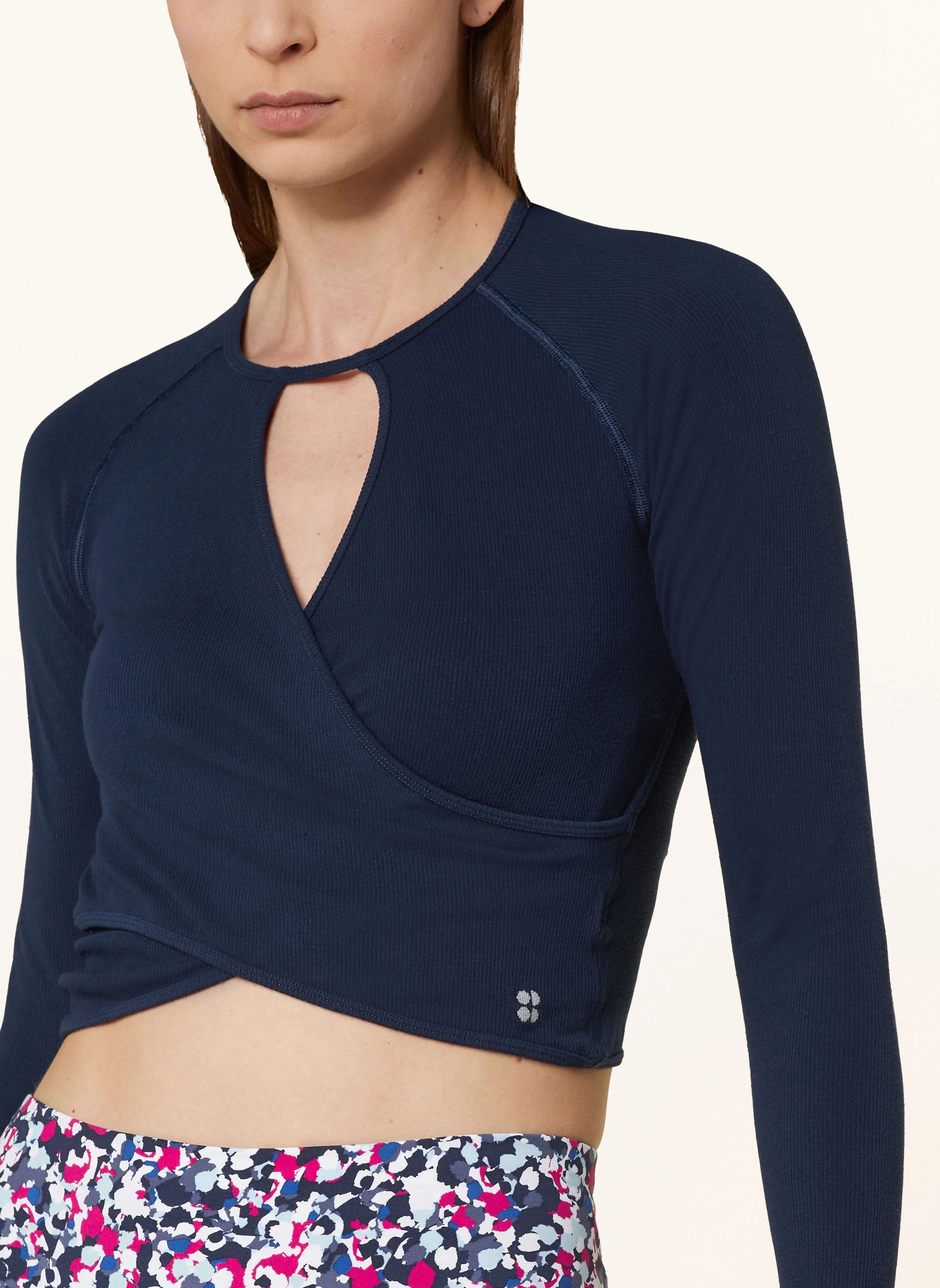 Sweaty Betty Cropped-Longsleeve MINDFUL SEAMLESS WRAP