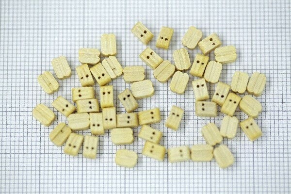 Billing Boats Fittings - Blokke - Dobbelt - 5 MM - 50 Stk