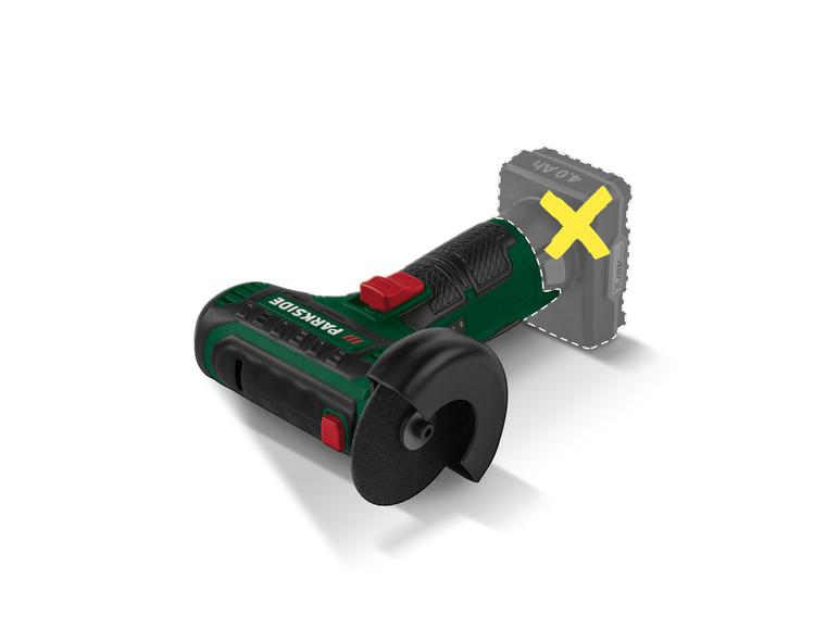 Accu-haakse slijper 12 V zonder accu en lader