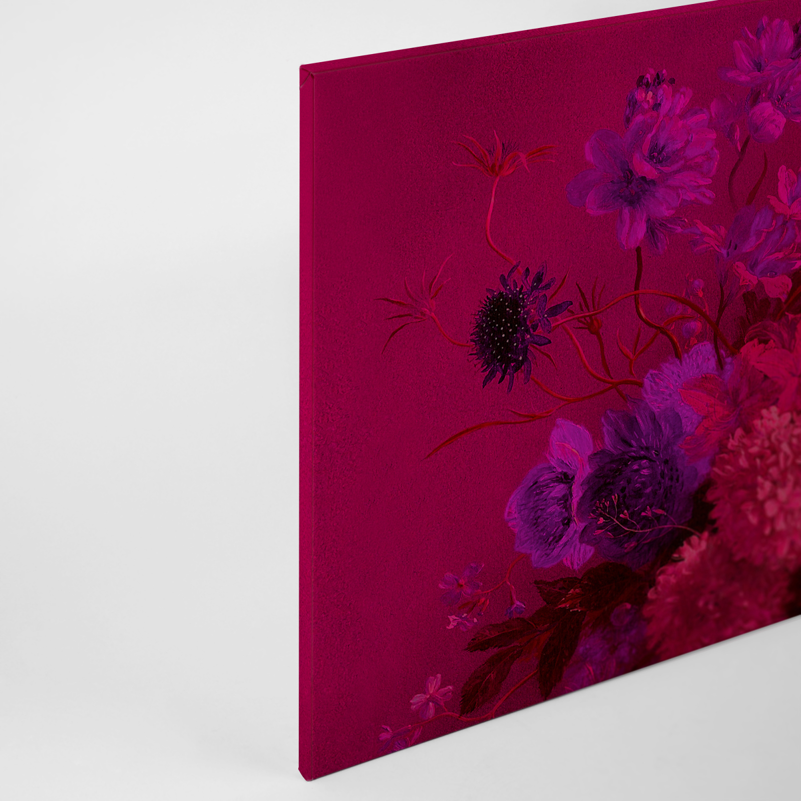 Leinwandbild BLUMEN-BOUQUET - pink-rosa - 90x60 cm