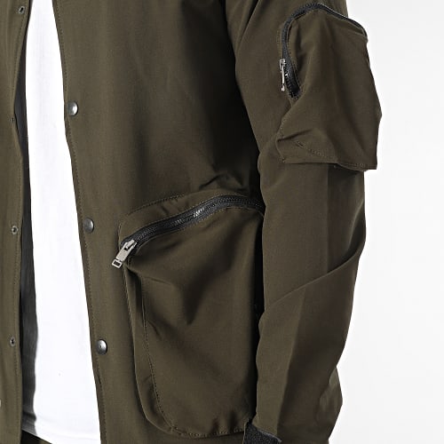 Ensemble Veste Et Pantalon Cargo Vert Kaki