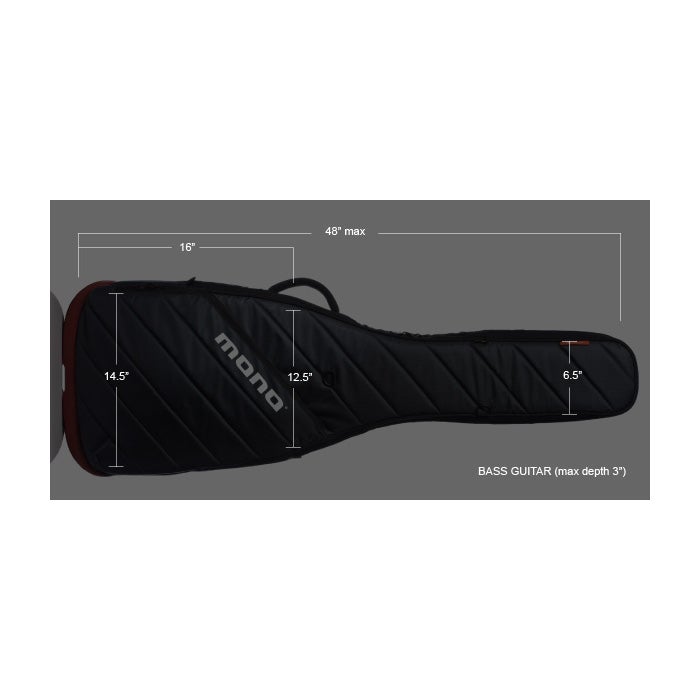 Mono M80 Vertigo toploading flightbag voor elektr. bas, grijs