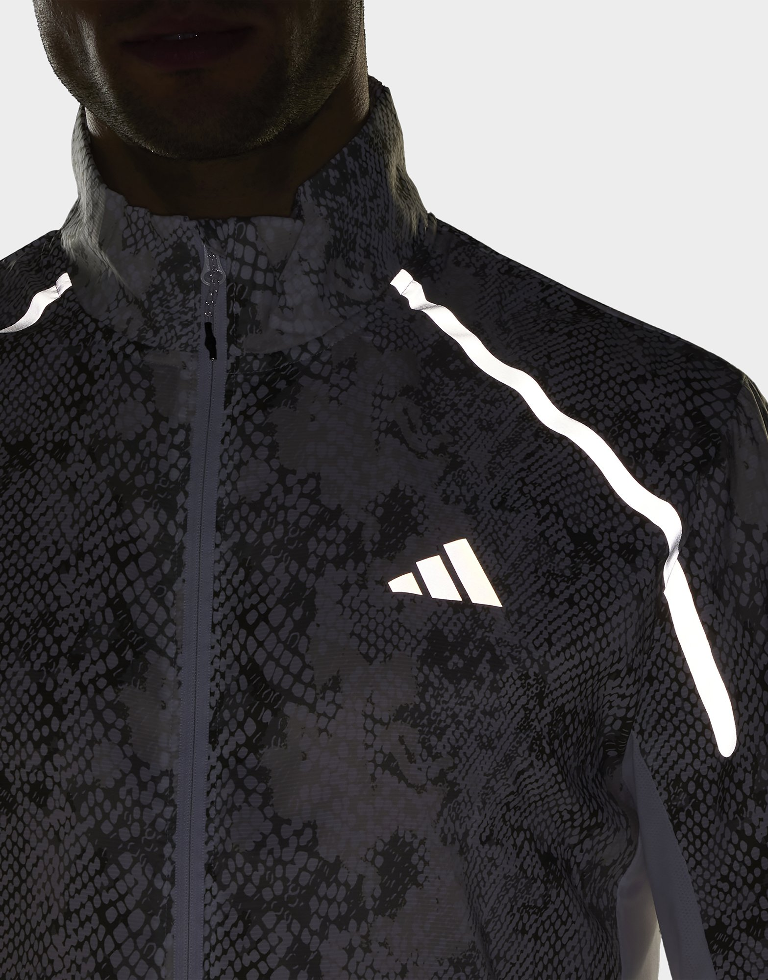 adidas Veste à imprimé intégral Marathon