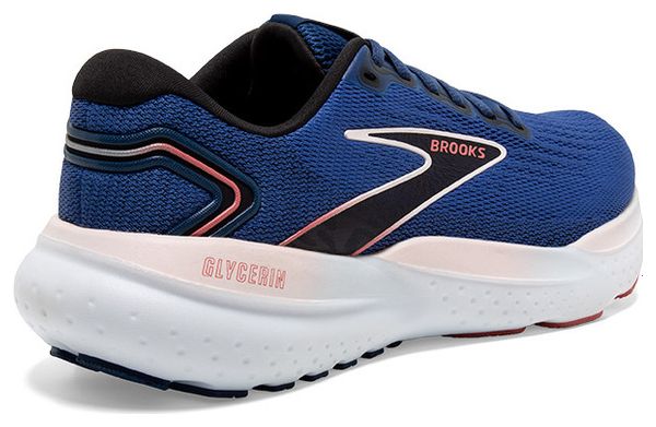 Chaussures Running Brooks Glycerin 21 Bleu Rose Femme