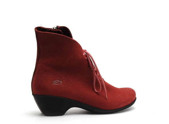 Loints boots bottine talons femme 33156 rouge