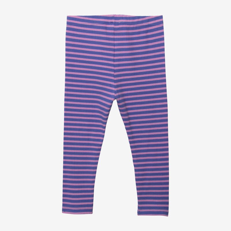 Leggings bébé fille violet rayé Catimini Mauve Violet