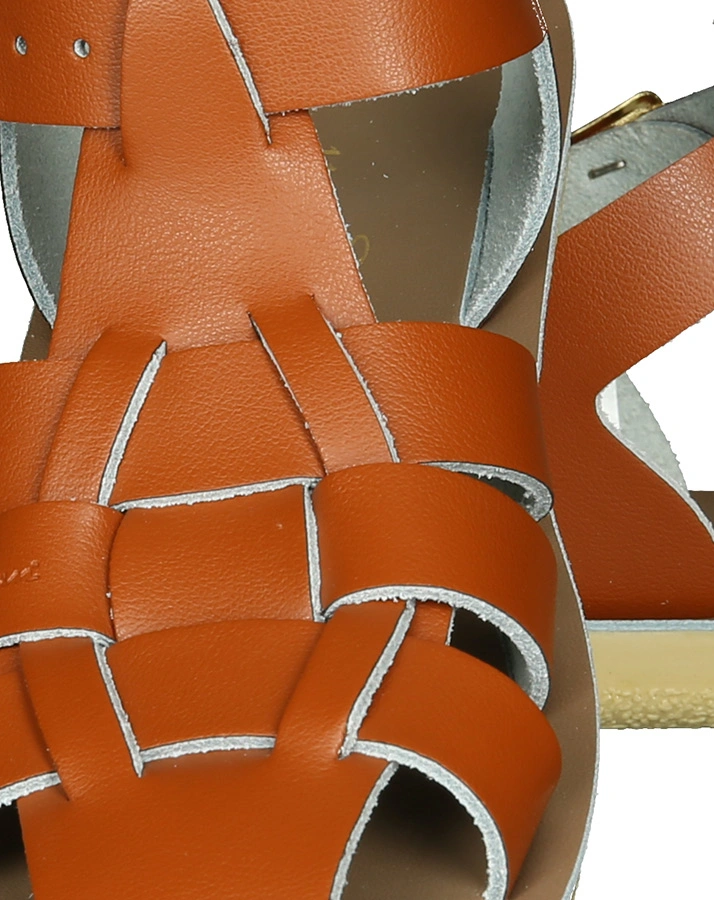 Sandalen SHARK mit Zehenschutz in cognac