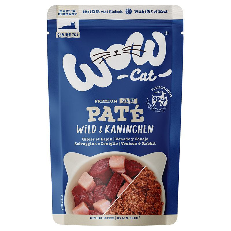 Sparpaket WOW Cat Senior Paté 24 x 125 g
