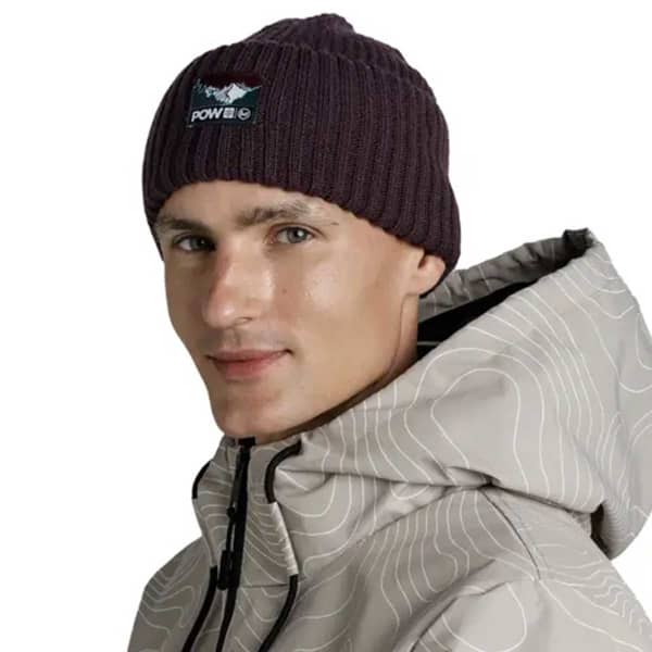 Bonnet ski BUFF BEANIE RUTGER POW SHADOW PURPLE