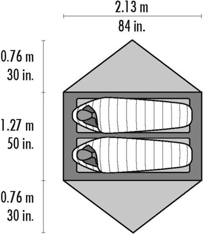 Msr Hubba Hubba Nx Tunneltent Groen 2 Persoons