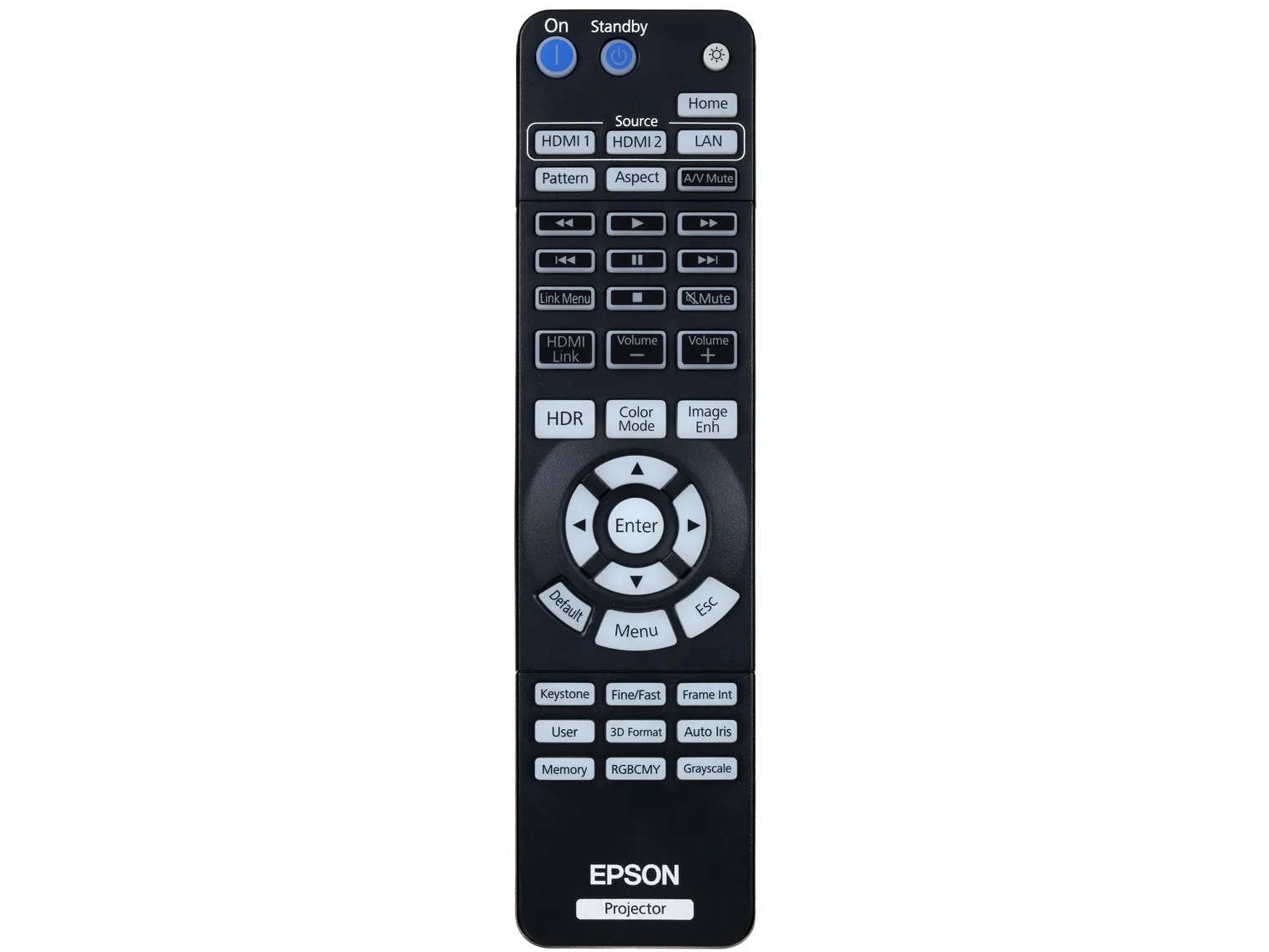 Epson EH-TW7100 - 3LCD-projektor - 3D - 3000 lumen (hvid) - 3000 lumen (farve) - 3840 x 2160 (2 x 1920 x 1080) - 16:9 - 4K - hvid