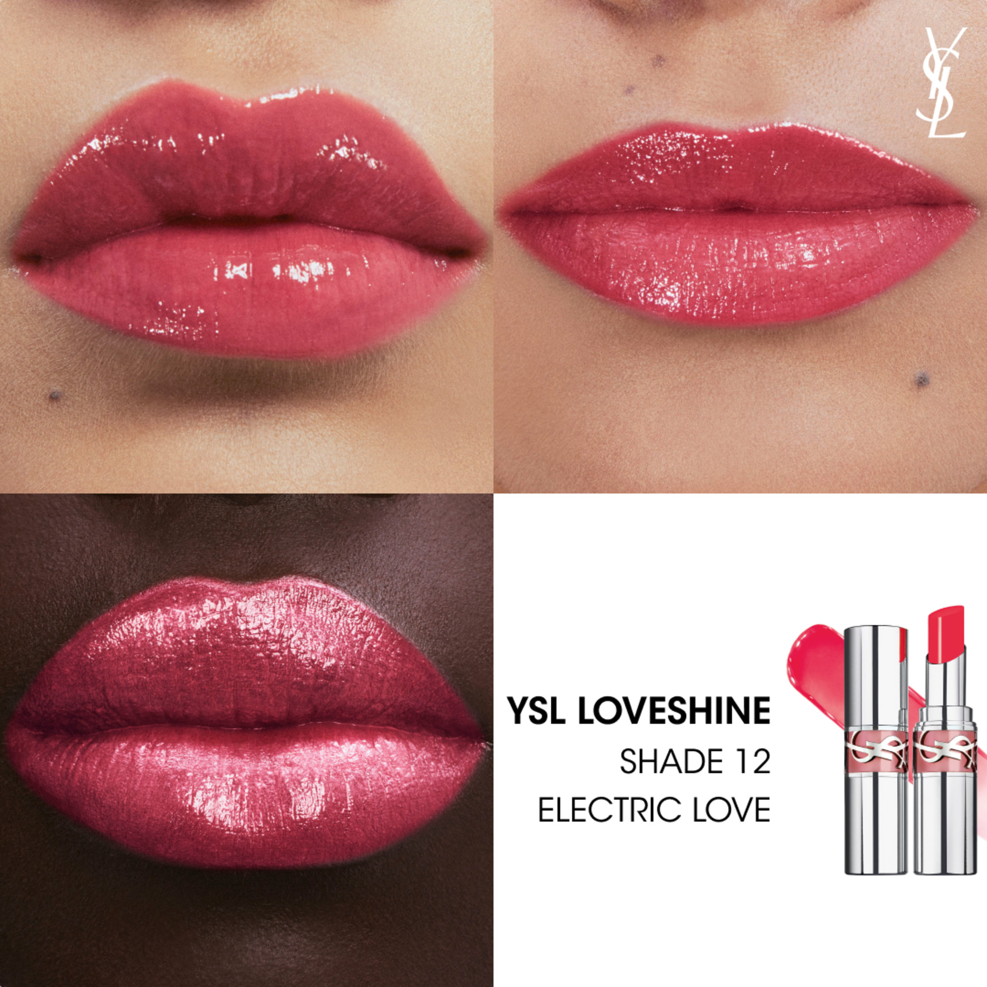 Yves Saint Laurent Loveshine Rouge Volupte Shine Lippenstift 12 3.2 g