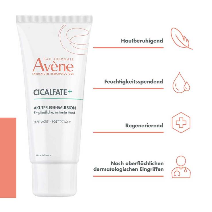 Avene Cicalfate + Akutpflege-Emulsion post-acte / -tattoo, 40 ml
