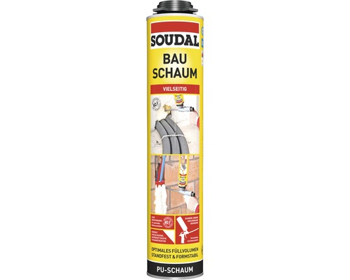 Soudal pistoolschuim B2 beige 750 ml