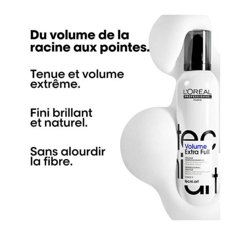Mousse volume Tecni Art Full Volume Extra 250ML