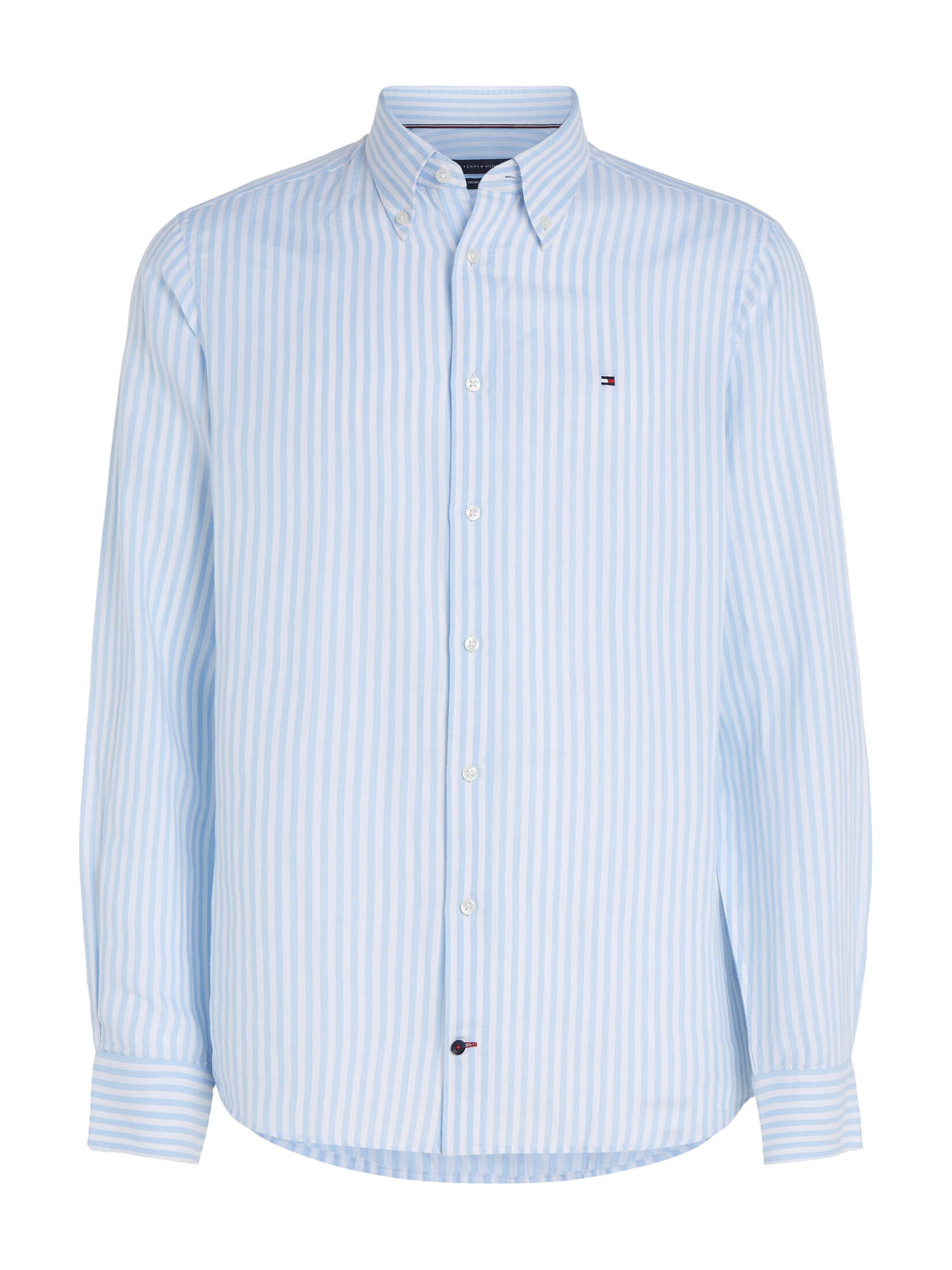 Tommy Hilfiger| Herren Freizeithemd mit Leinen