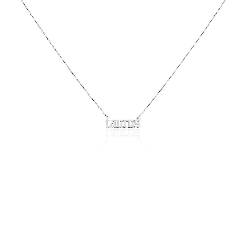 Collier Argent Blanc Astro