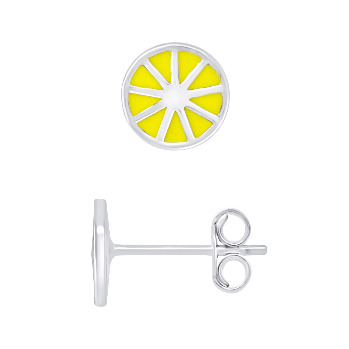 Boucles d'Oreilles CITRON - Argent 925