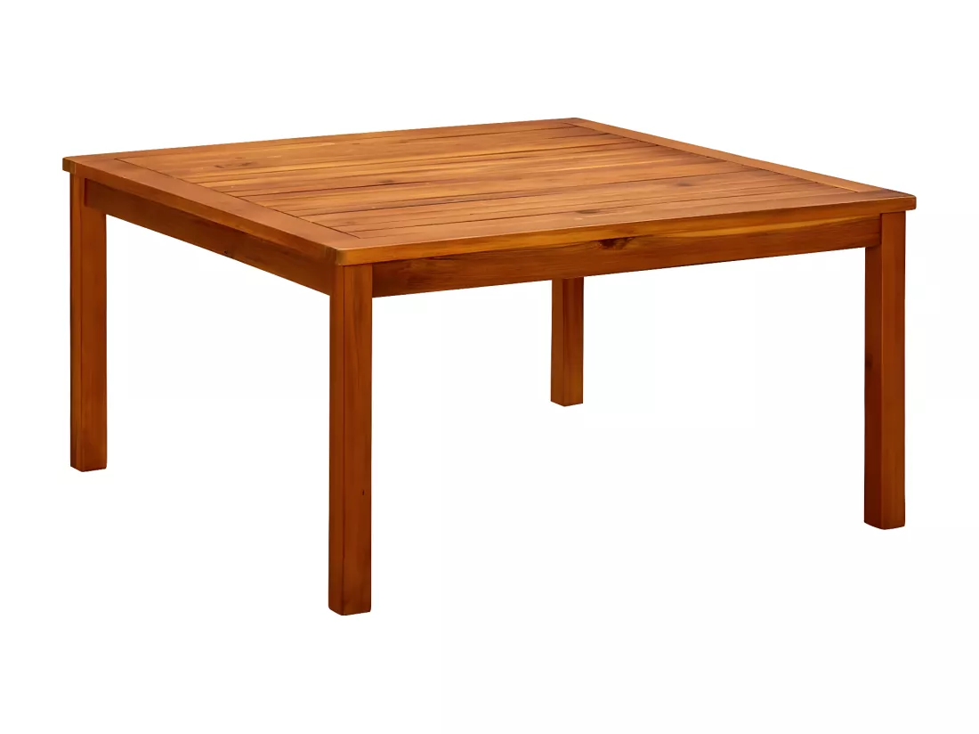 Prolenta Premium - Table basse de jardin 85x85x45 cm Bois solide d'acacia