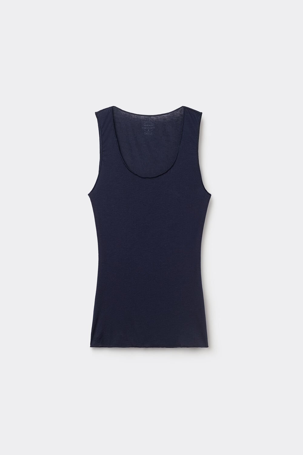 Blusa ultraleve de ombros largos em modal e cashmere