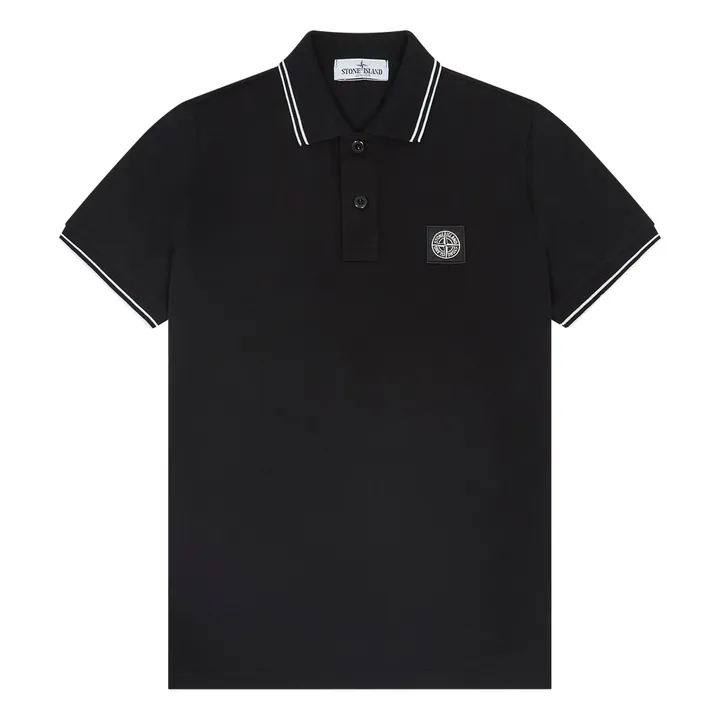 Stone Island Polo Logo | Noir