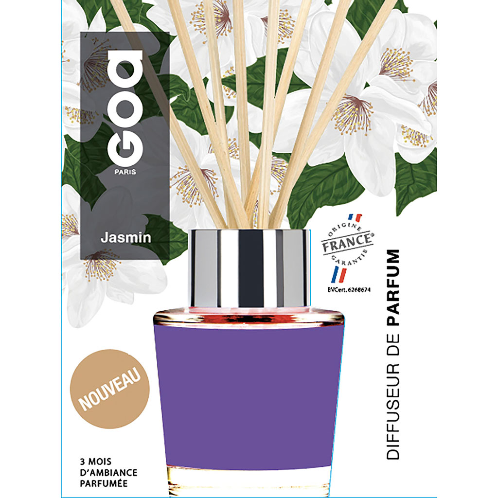 Diffuseur de parfum jasmin 200ml - GOA