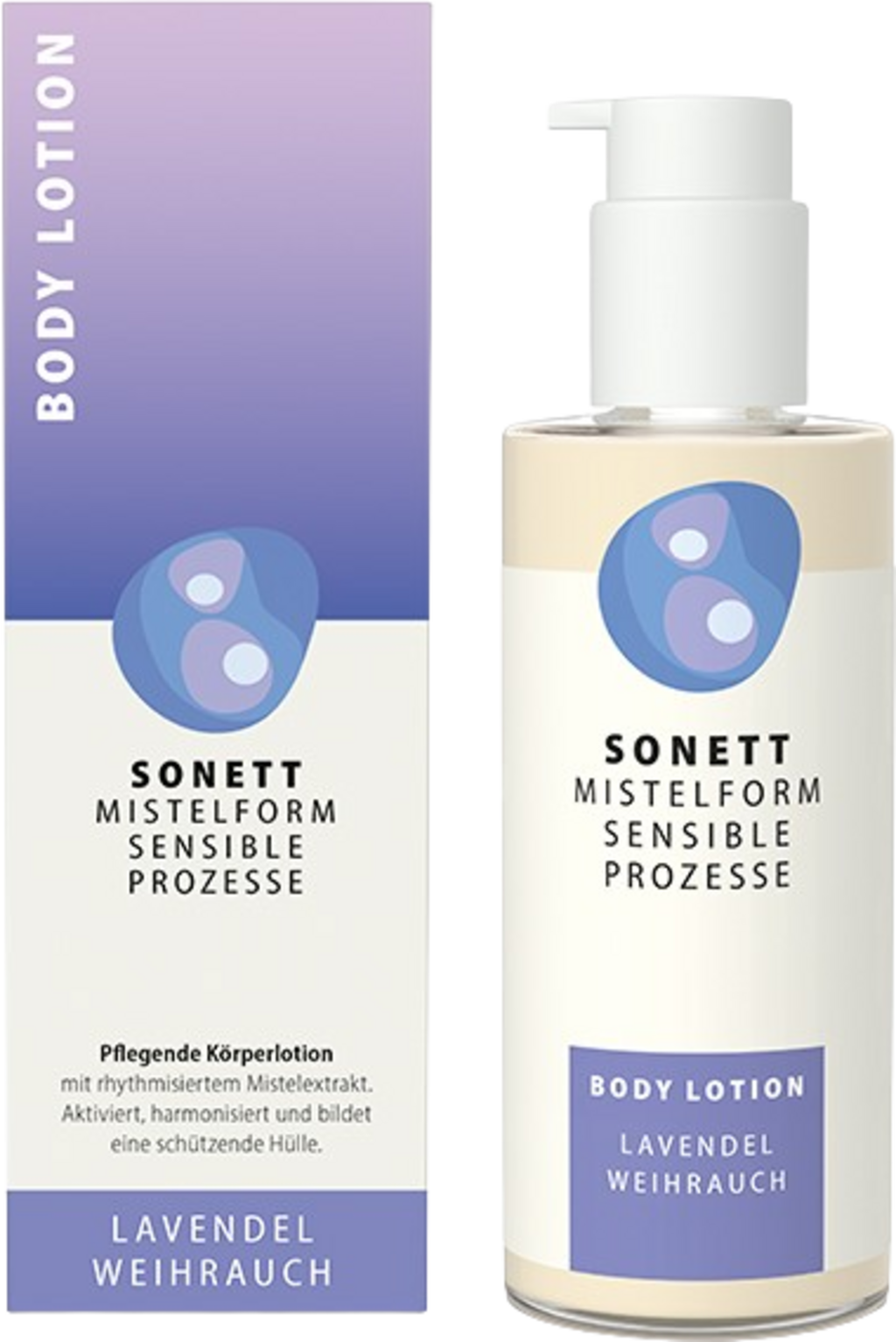 Sonett  MISTELFORM SENSIBLE PROZESSE Body Lotion, Lavendel-Weihrauch (145 ml)