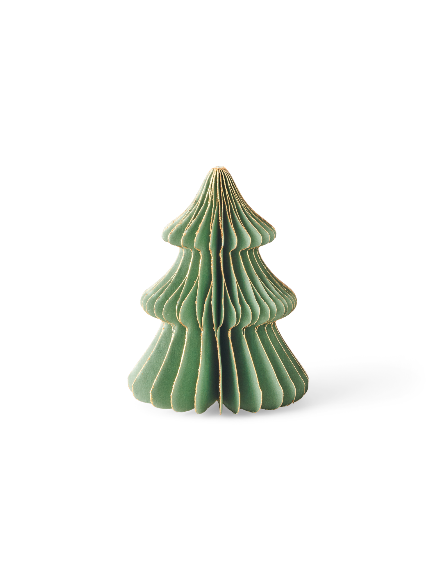 Dekorativt træ | Papir. 8 cm. | Pine Green