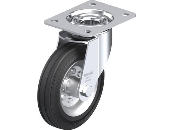 Blickle 277723 Styrerulle af stålplade, dia. 160 mm Model Styrerulle