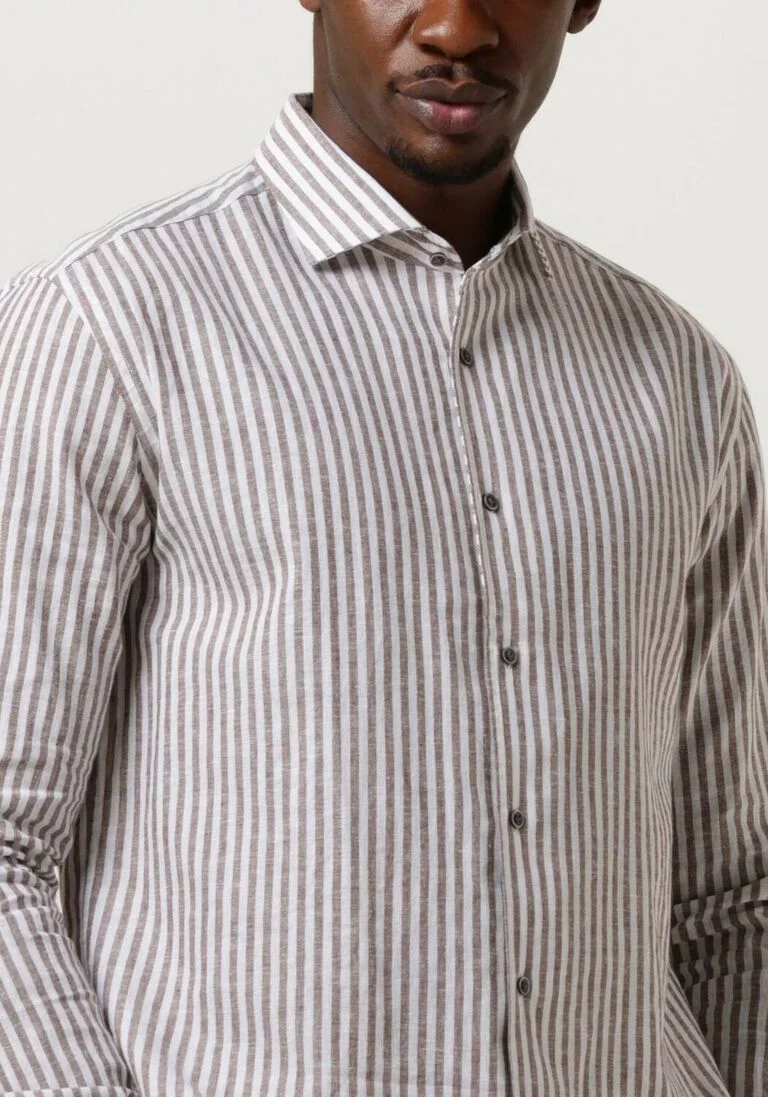 GENTILUOMO bruine gentiluomo casual overhemd s9324-530