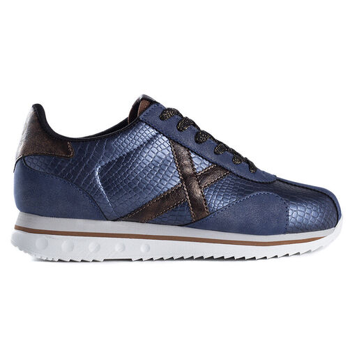 Tênis Munich Sapporo Azul Celeste/Bronze
