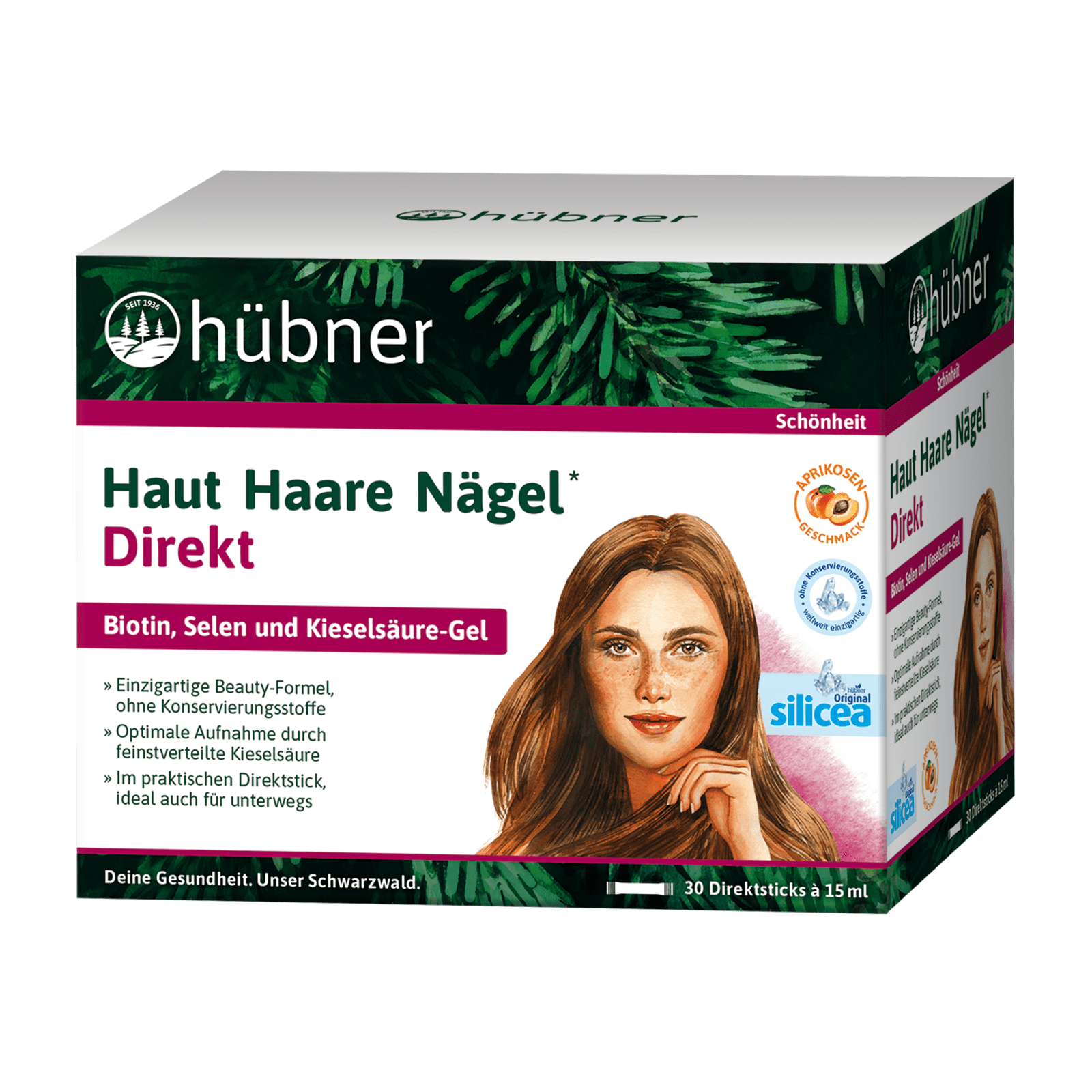 Original silicea® Haut Haare Nägel Direct Aprikose (30x15ml)