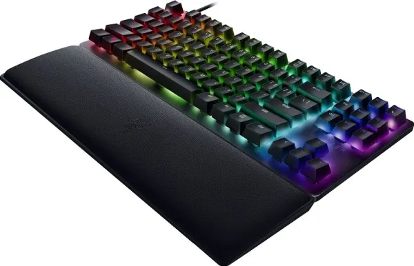 Razer Huntsman V2 TKL - Tastatur - backlit - USB-C - QWERTY - USA - tastkontakt: Razer Clicky Optical Purple